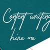 Hire a content writer